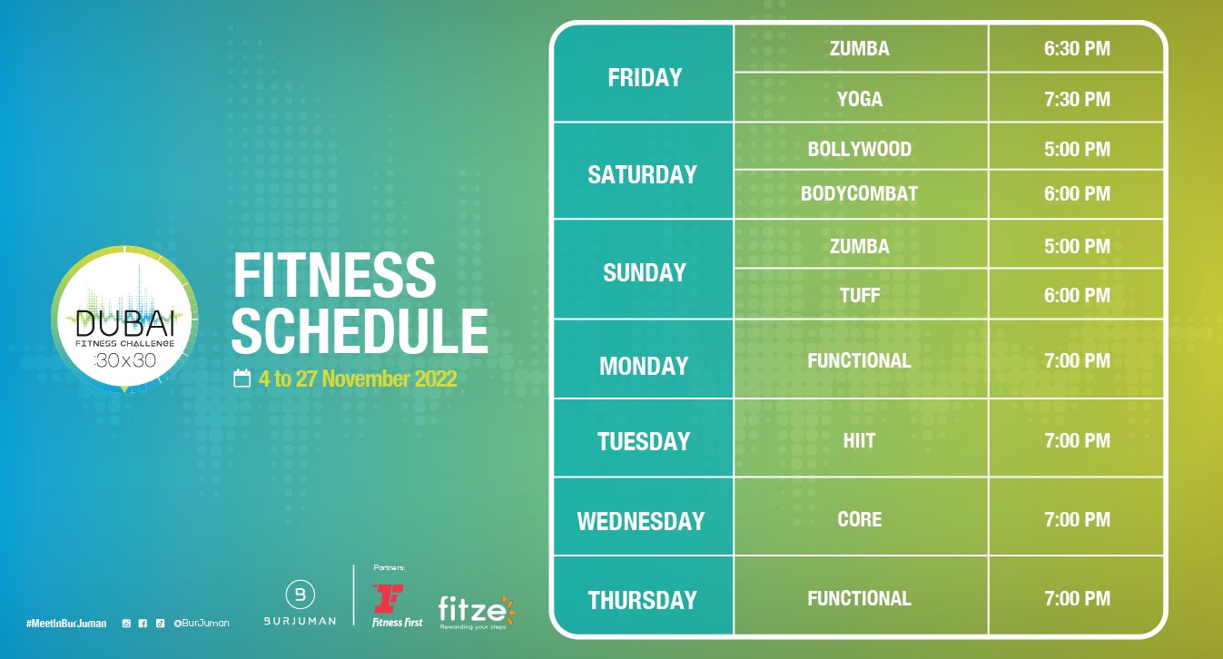 Dubai Fitness Challenge returns with a jam-packed schedule
